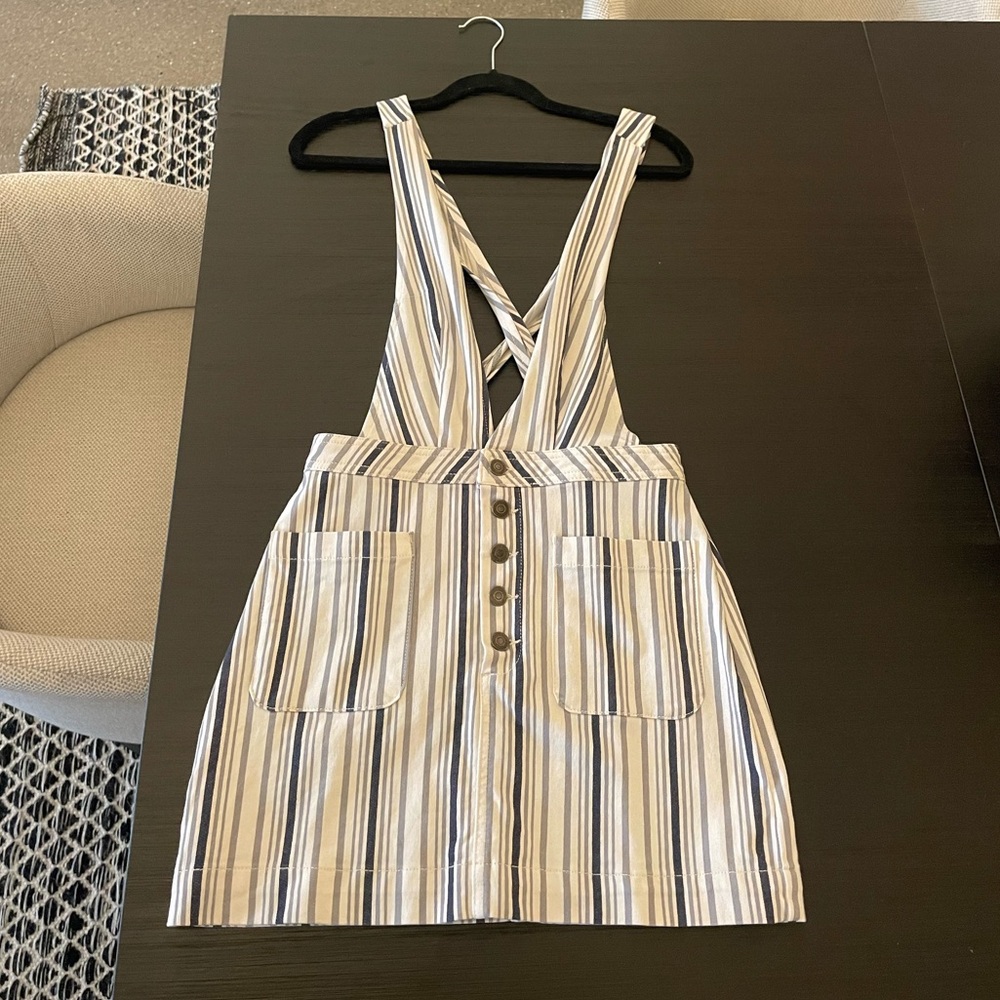 Striped Free People Overalls